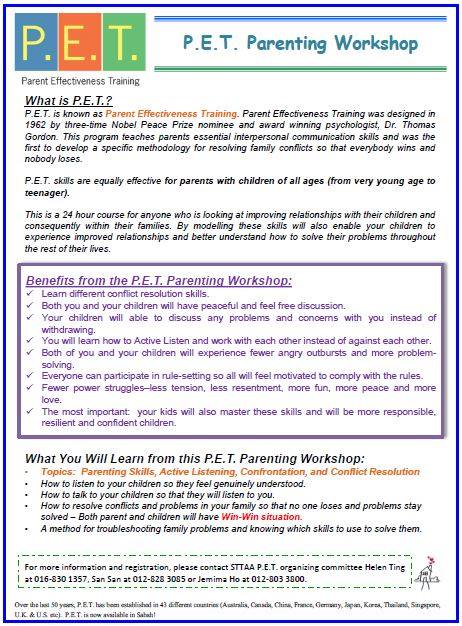 04-27 Parents Effectiveness Training (P.E.T.) Workshop 02